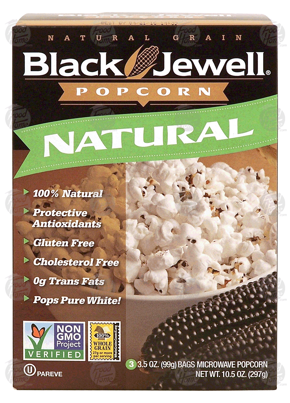 Black Jewell  100% natural flavor premium microwave popcorn, 3-pack Full-Size Picture